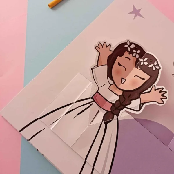Libro de comunión pop-up: un recuerdo para toda la vida