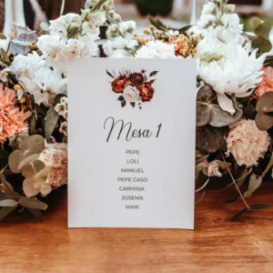 Seating plan: Organiza tu boda con estilo