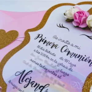 Unicornio - Invitación de Comunión